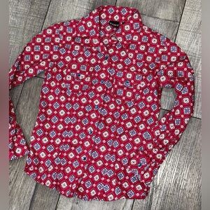 Cruel Girls Pearl Snap Button Up